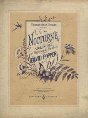 4tes Nocturne, Op.47. Leipzig, 1883.